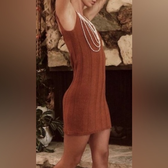 NWT Free People Beach Stellar Sweater Mini Dress - Picture 2 of 6
